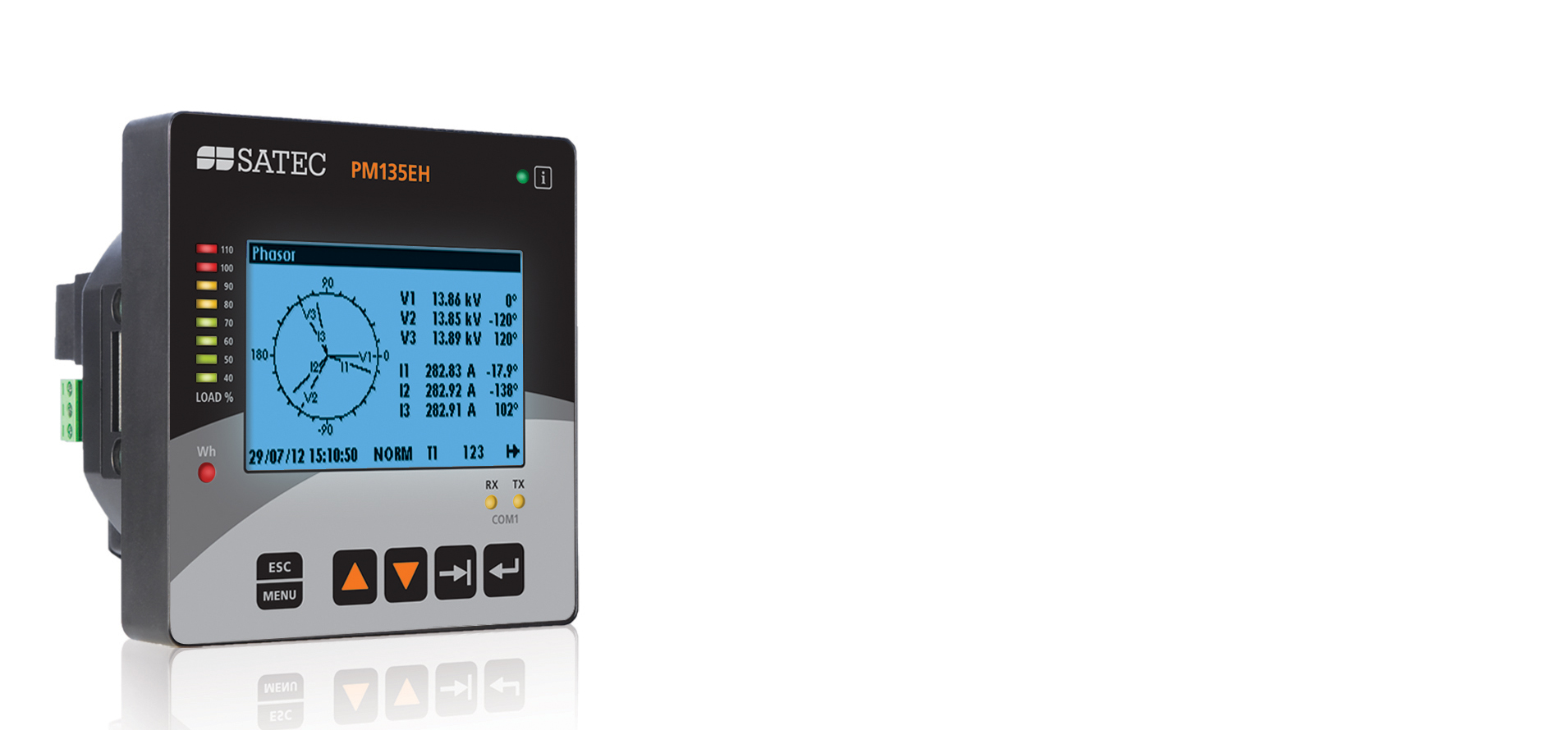 The PM130 PLUS is a multifunctional 3-phase power meter. This series provides a cost-effective substitute for numerous analog meters used by industrial, commercial and utility customers for basic power metering.